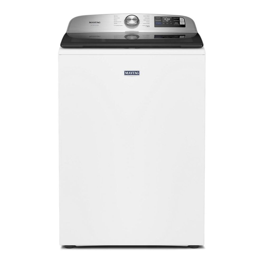 Maytag 5.2 Cu. Ft. Pet Pro Top Load Agitator Washer with Extra Power and Sanitize Cycle