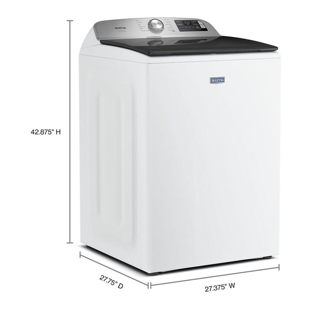 Maytag 5.2 Cu. Ft. Pet Pro Top Load Agitator Washer with Extra Power and Sanitize Cycle