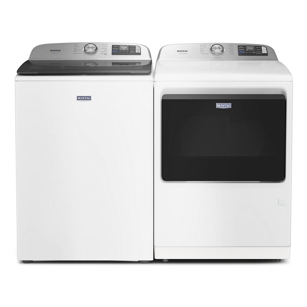 Maytag 5.2 Cu. Ft. Pet Pro Top Load Agitator Washer with Extra Power and Sanitize Cycle