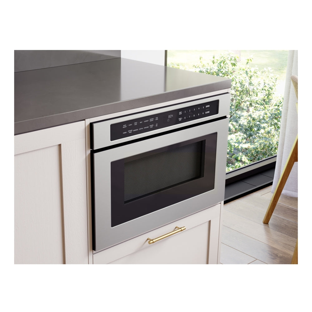 Zephyr Microwave Drawer, 24in, Built-In, SS, 1.2 cu. ft.