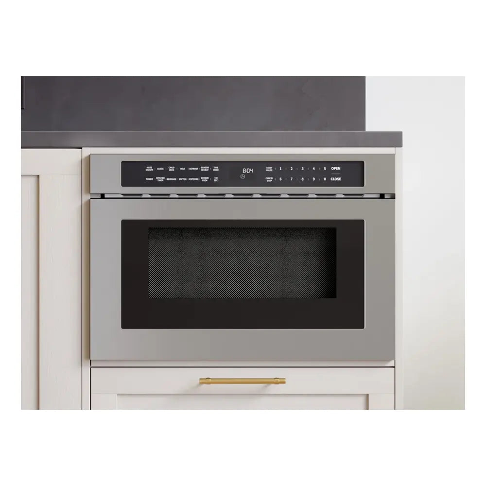 Zephyr Microwave Drawer, 30in, Built-In, SS, 1.2 cu. ft.