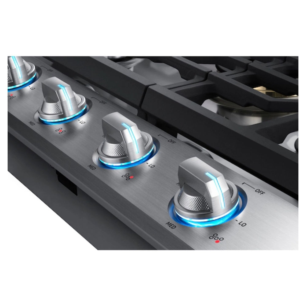 Samsung Gas Cooktop Illuminated Knobs  Wi-Fi  30" Width
