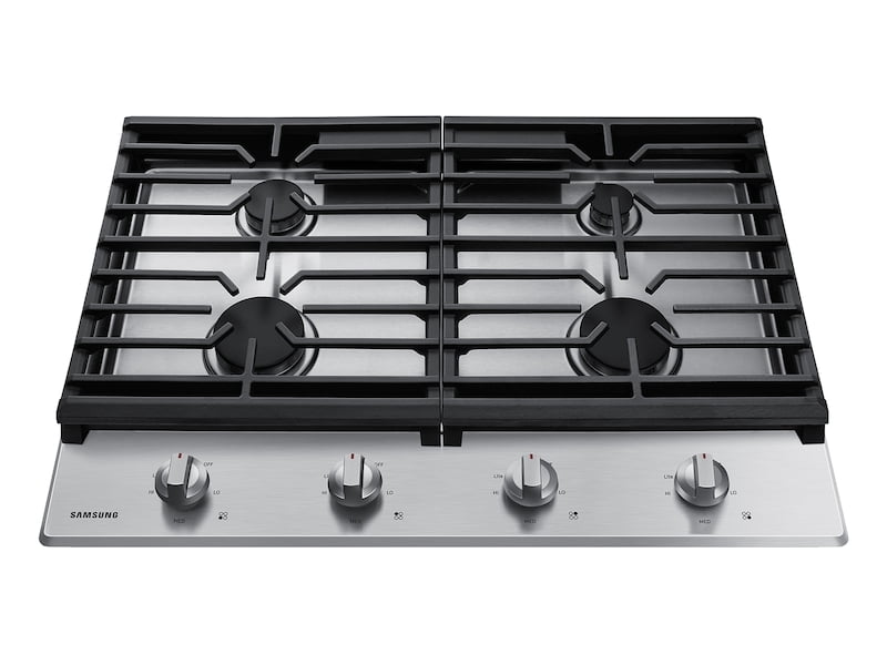 Samsung Gas Cooktop Cast Iron Grates  17K BTU Power Burner  30" Width