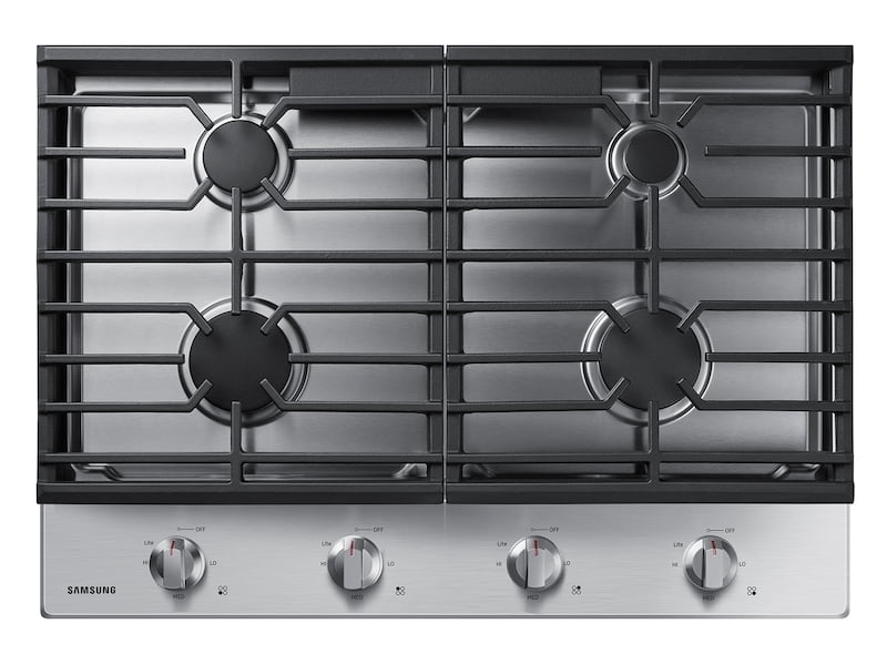 Samsung Gas Cooktop Cast Iron Grates  17K BTU Power Burner  30" Width