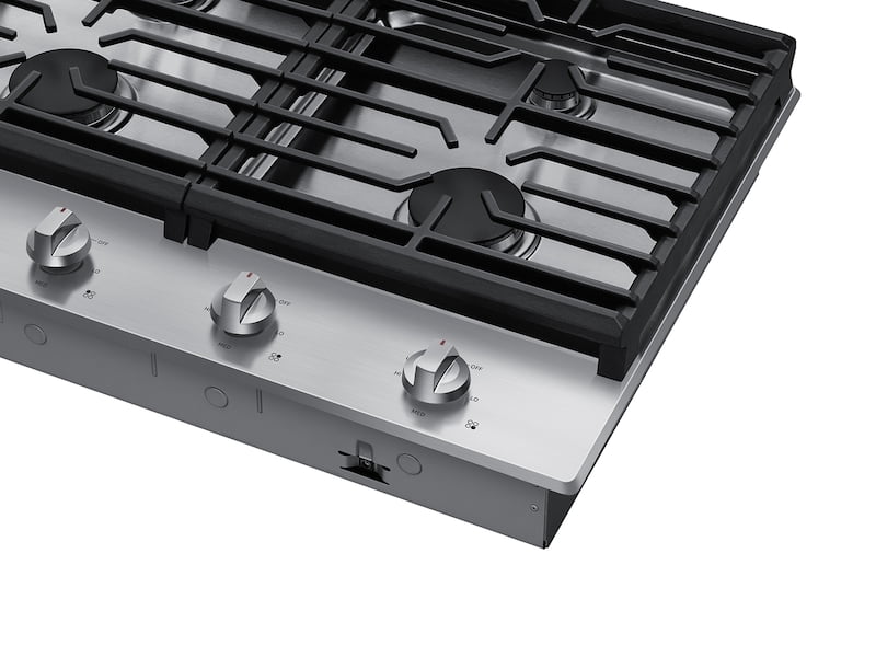 Samsung Gas Cooktop Cast Iron Grates  17K BTU Power Burner  30" Width