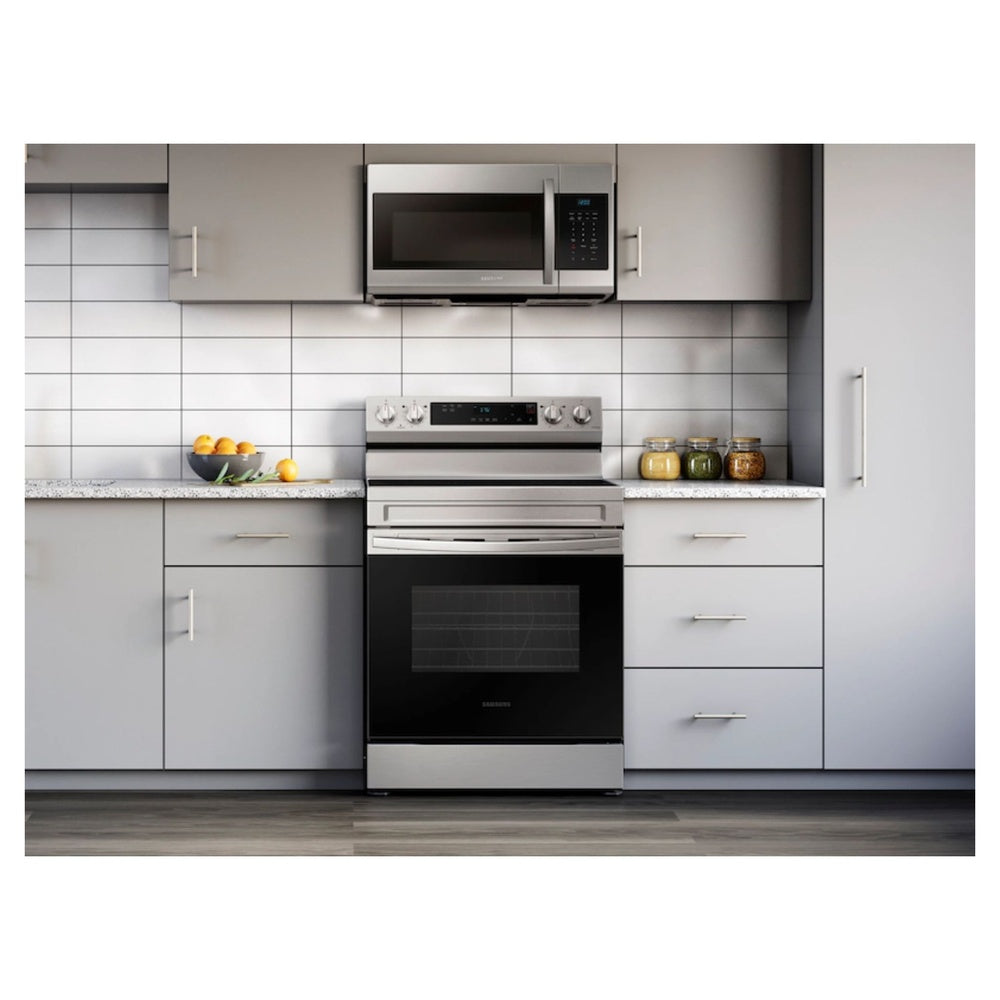 Samsung Freestanding Electric Range Hidden Bake Element  Wi-Fi  6.3 cu.ft.