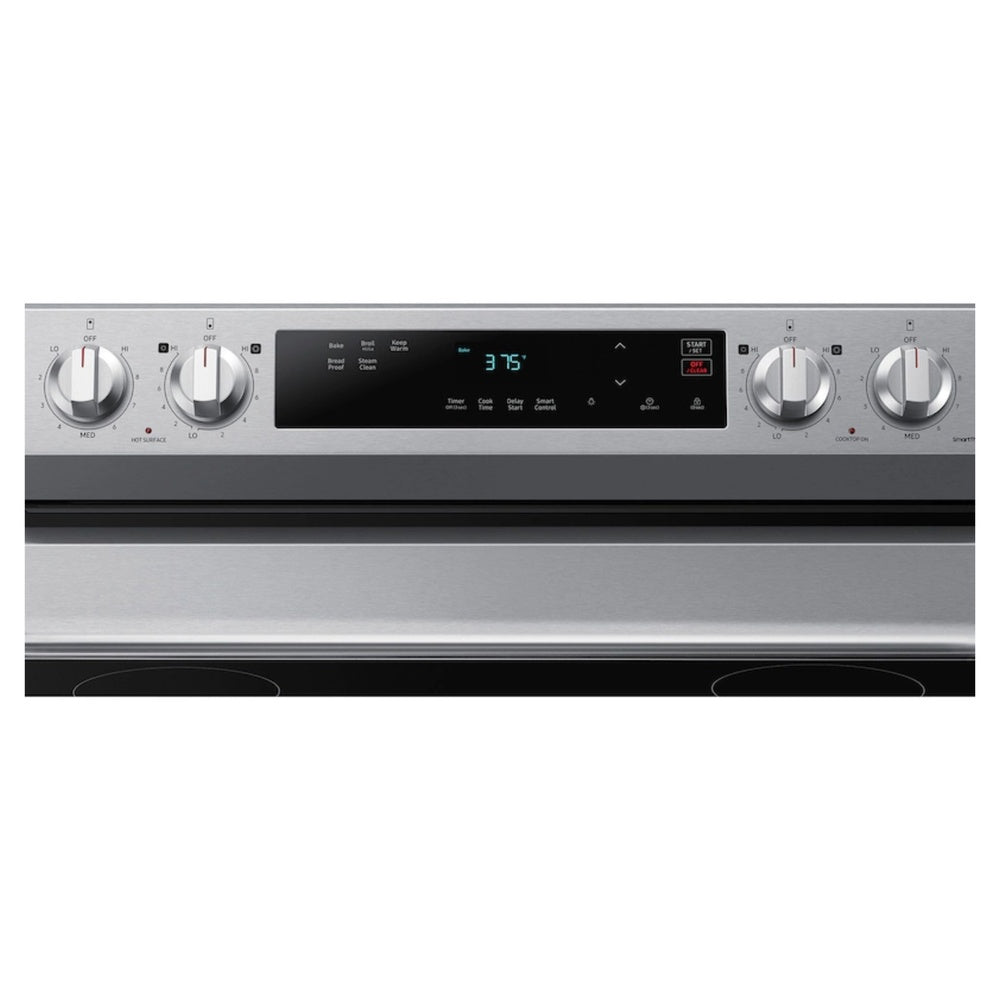 Samsung Freestanding Electric Range Hidden Bake Element  Wi-Fi  6.3 cu.ft.