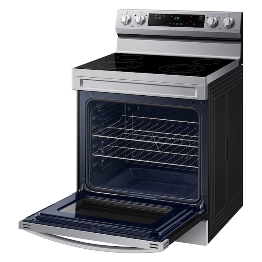 Samsung Freestanding Electric Range Hidden Bake Element  Wi-Fi  6.3 cu.ft.