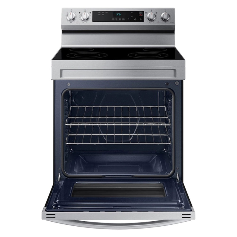 Samsung Freestanding Electric Range Hidden Bake Element  Wi-Fi  6.3 cu.ft.