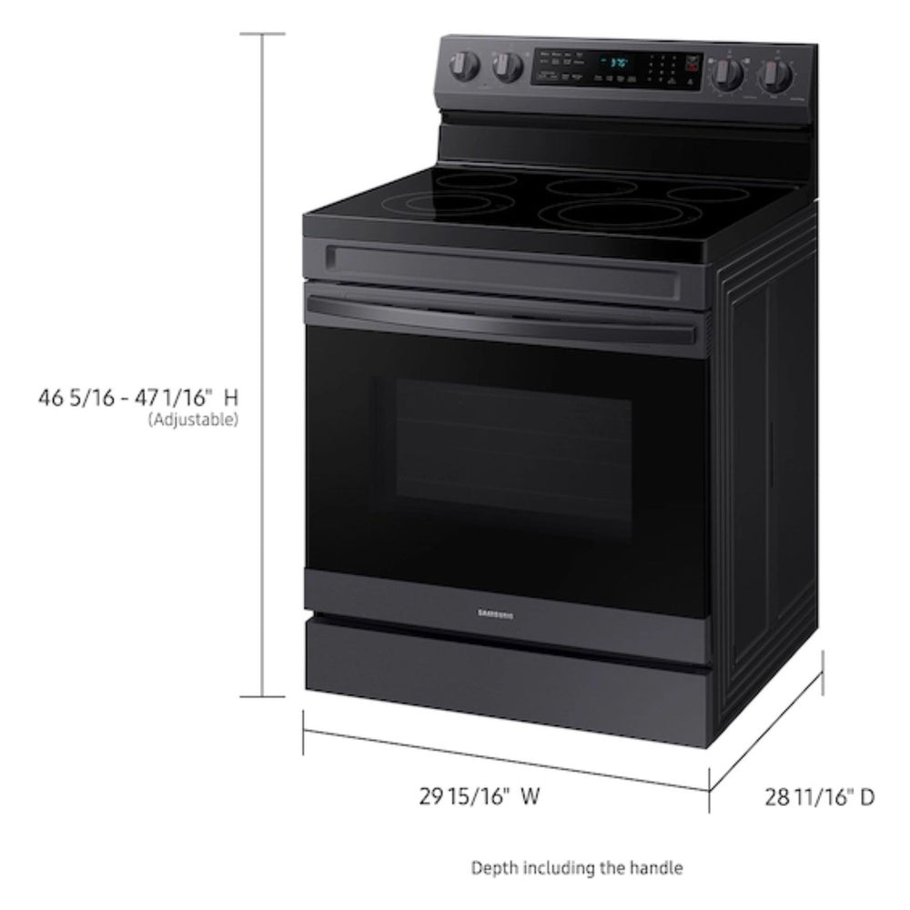 Samsung Freestanding Electric Range Convection  Wi-Fi  6.3 cu.ft.