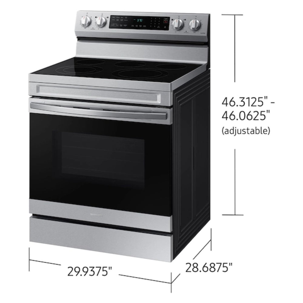 Samsung Freestanding Electric Range ENERGY STAR® Certified  Wi-Fi  6.3 cu.ft.