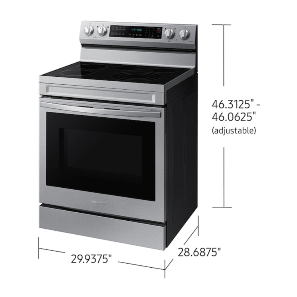 Samsung Freestanding Electric Range ENERGY STAR® Certified  Wi-Fi  6.3 cu.ft.