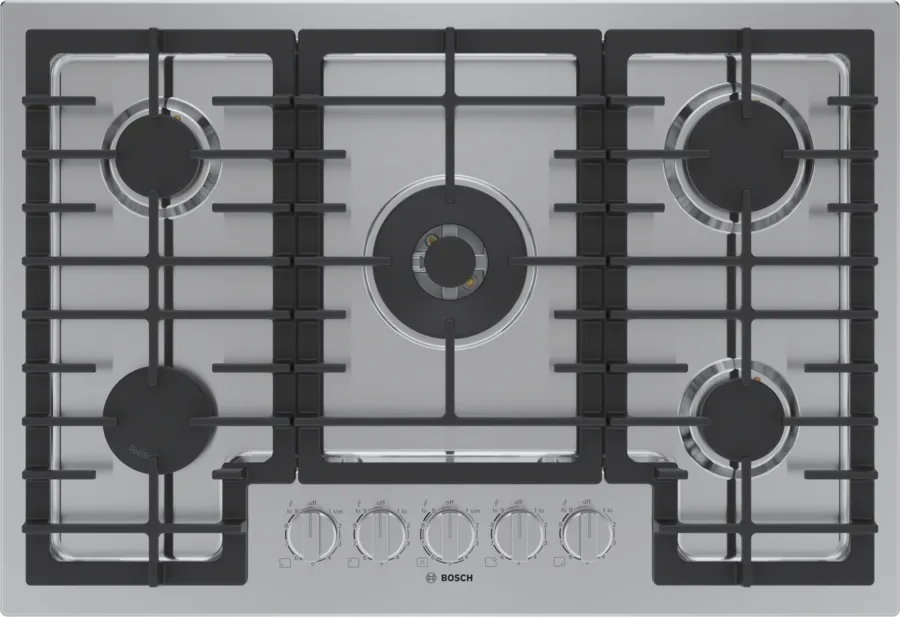 Bosch 300 Series Gas Cooktop 30" Stainless steel