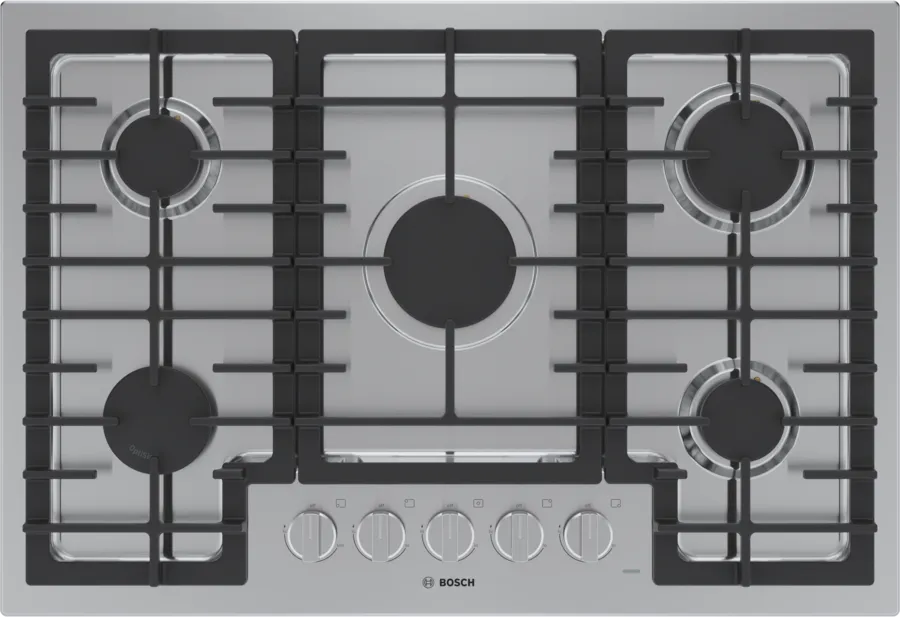 Bosch 500 Series, Gas hob, 30'', Stainless steel
