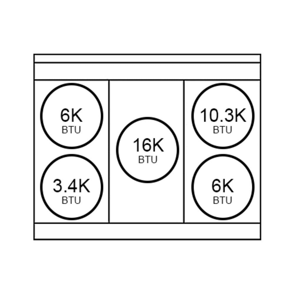 Bosch 500 Series, Gas hob, 30'', Stainless steel
