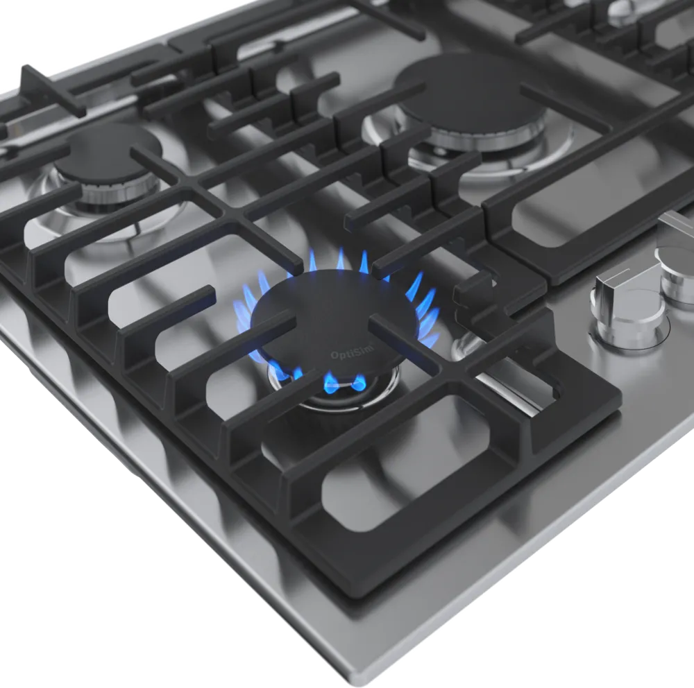 Bosch 500 Series, Gas hob, 30'', Stainless steel