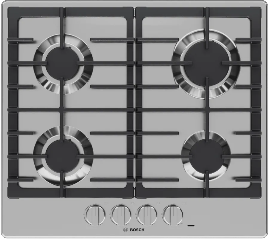 Bosch 500 Series, Gas hob, Stainless steel