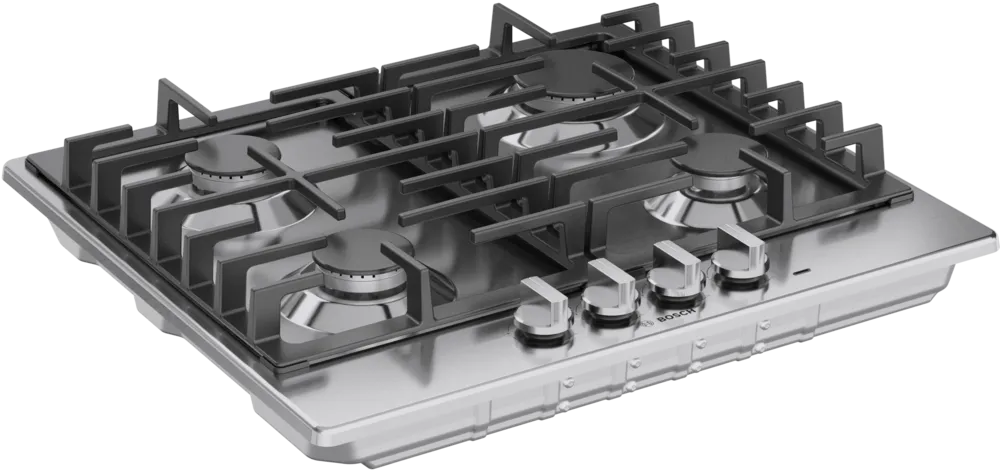 Bosch 500 Series, Gas hob, Stainless steel