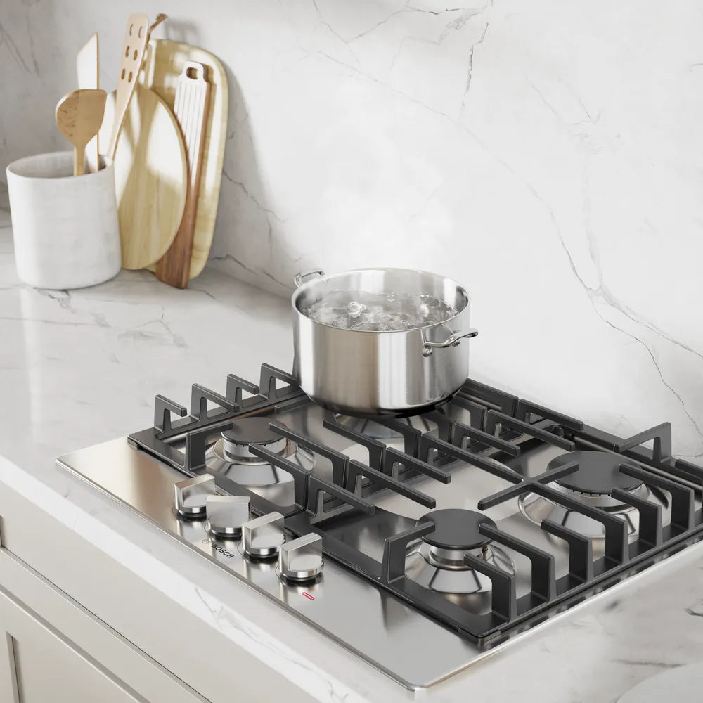 Bosch 500 Series, Gas hob, Stainless steel