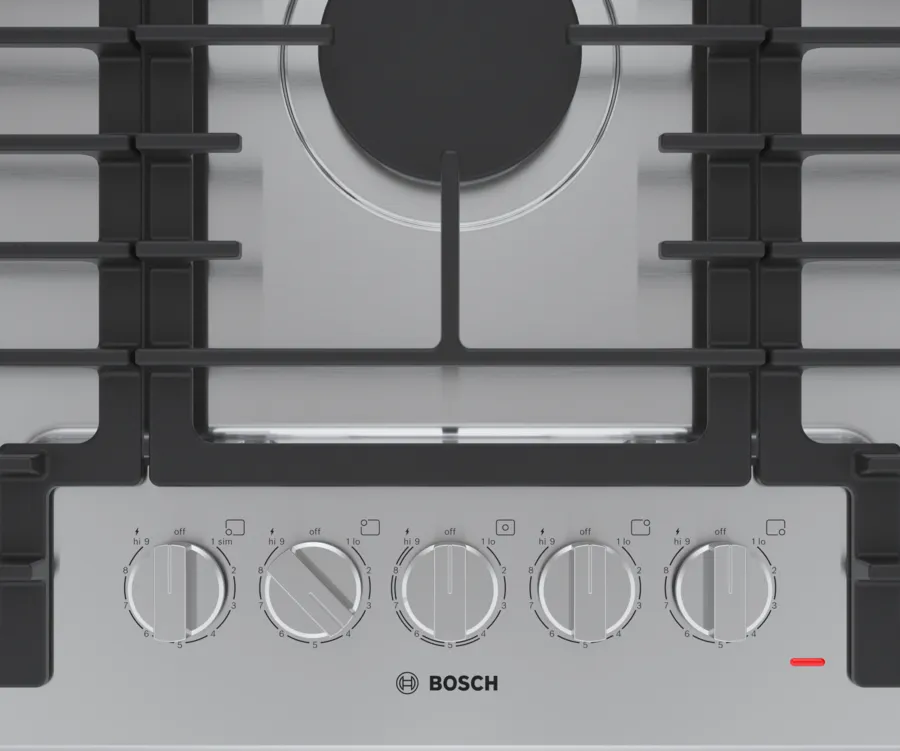 Bosch 500 Series, Gas hob, 36'', Stainless steel