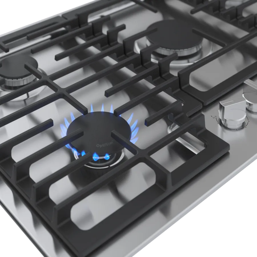 Bosch 500 Series, Gas hob, 36'', Stainless steel