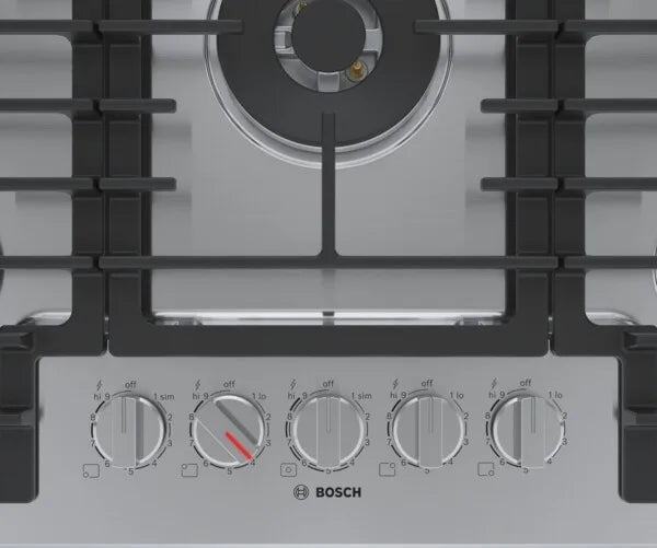 Bosch 800 Series, Gas hob, 36'', Stainless steel