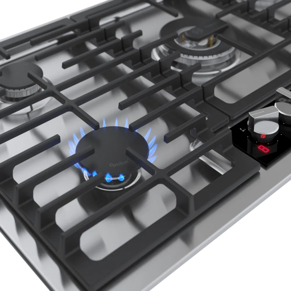 Bob Martin Benchmark®, Gas hob, 36'', Stainless steel