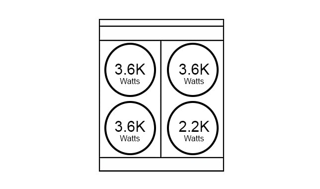 Bob Martin Benchmark®, Flex induction hob, 30'', surface mount without frame