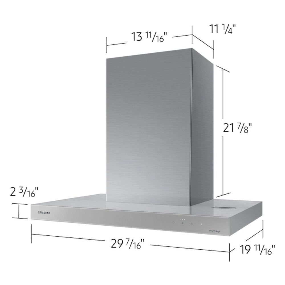 Samsung Bespoke Hood Low Noise  630 CFM  30" Width