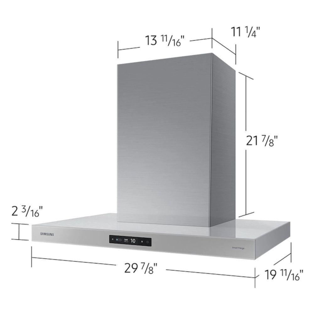 Samsung Bespoke Hood Triple Air Sensor  Low Noise  30" Width