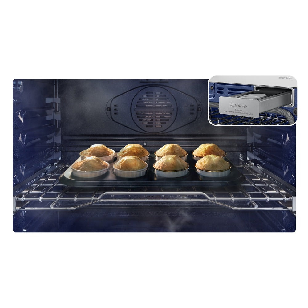 Samsung Bespoke Combi Wall Oven Dual Convection  Air Fry  1.9 cu.ft. & 5.1 cu.ft.