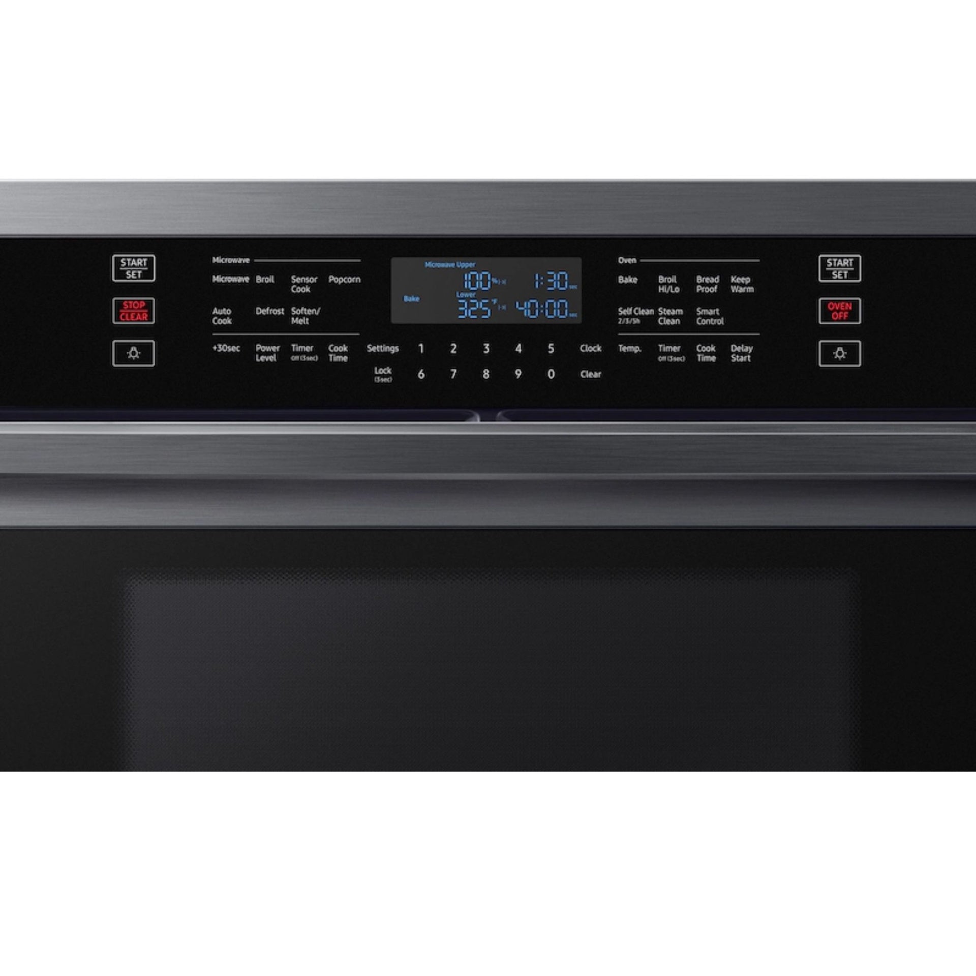 Samsung Combi Wall Oven Steam & Self Clean  Wi-Fi  1.9 cu.ft. & 5.1 cu.ft.