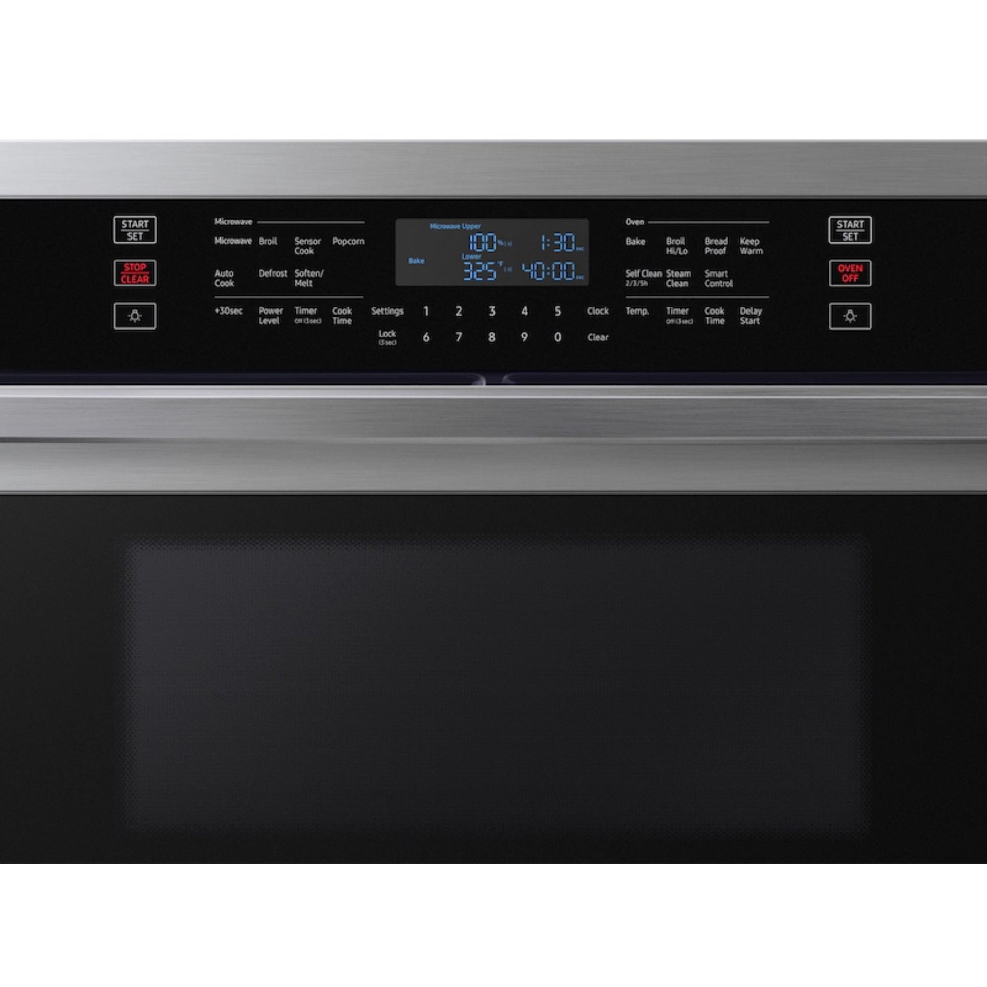 Samsung Combi Wall Oven Steam & Self Clean  Wi-Fi  1.9 cu.ft. & 5.1 cu.ft.