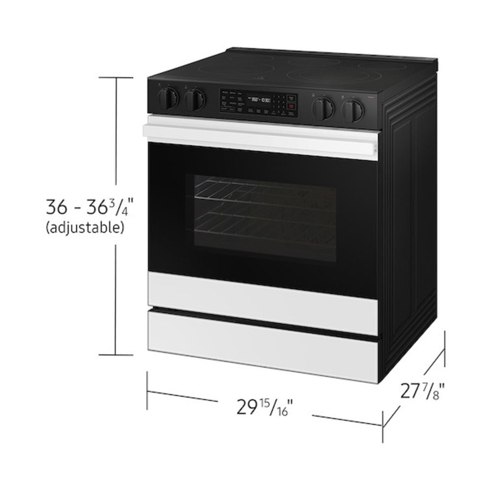 Samsung Bespoke Slide-in Electric Range Precision Knobs  Wi-Fi  6.3 cu.ft.
