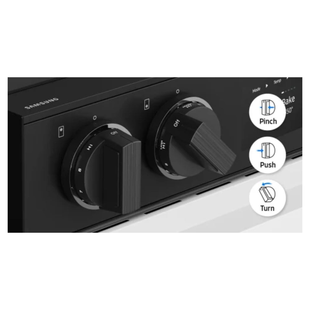 Samsung Bespoke 6.3 cu. ft. Smart Slide-In Electric Range with Air Sous Vide & Air Fry i