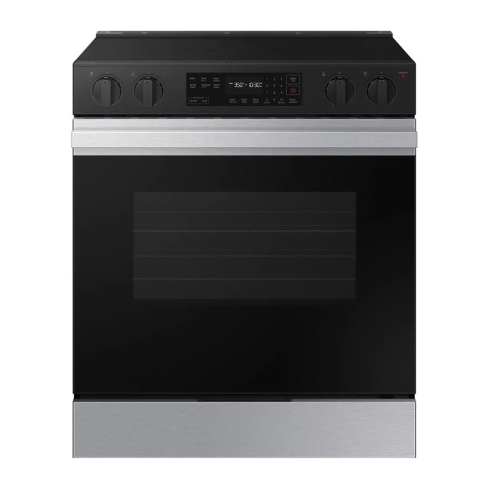 Samsung Bespoke Slide-in Electric Range Fingerprint Resistant  Wi-Fi  6.3 cu.ft.