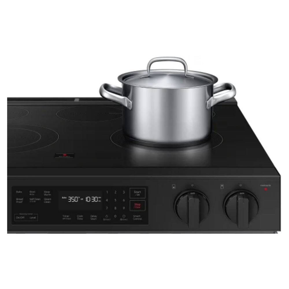Samsung Bespoke Slide-in Electric Range Fingerprint Resistant  Wi-Fi  6.3 cu.ft.