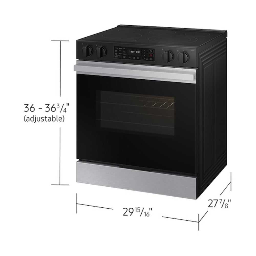 Samsung Bespoke Slide-in Electric Range Precision Knobs  Wi-Fi  6.3 cu.ft.
