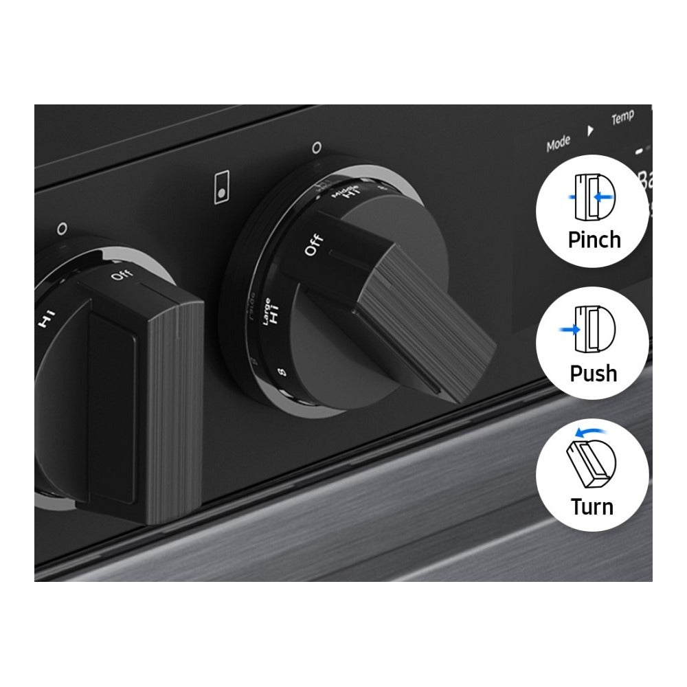 Samsung Bespoke 6.3 cu. ft. Smart Slide-In Electric Range with Air Sous Vide & Air Fry i