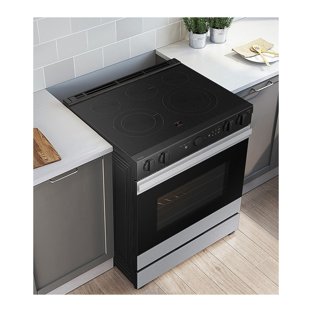 Samsung Bespoke 6.3 cu. ft. Smart Slide-In Electric Range with Air Sous Vide & Air Fry i
