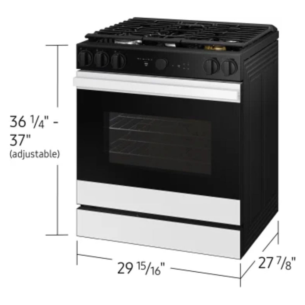 Samsung Bespoke Slide-in Gas Range Air Fry  Wi-Fi  6.0 cu.ft.