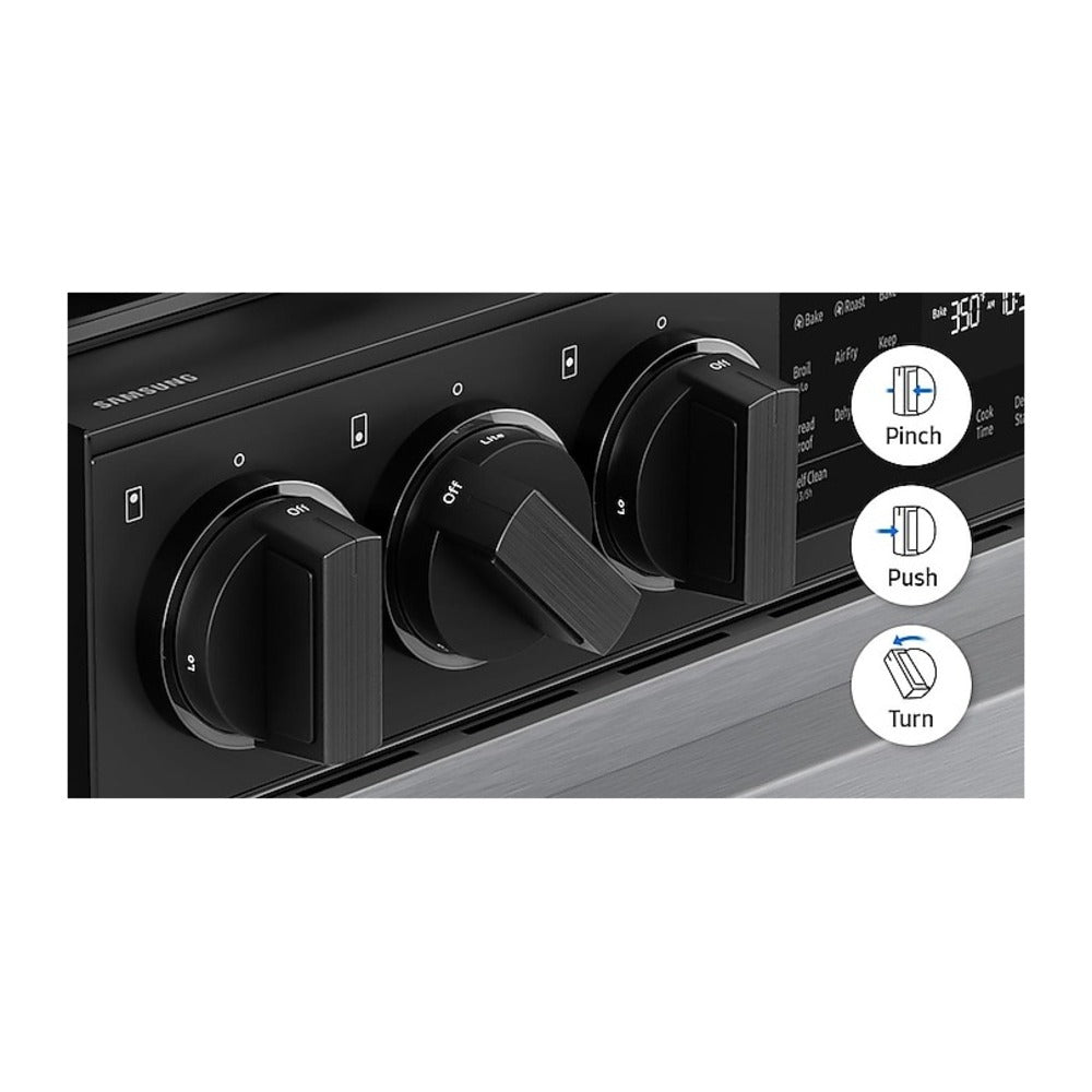 Samsung Bespoke Slide-in Gas Range Precision Knobs  Wi-Fi  6.0 cu.ft.