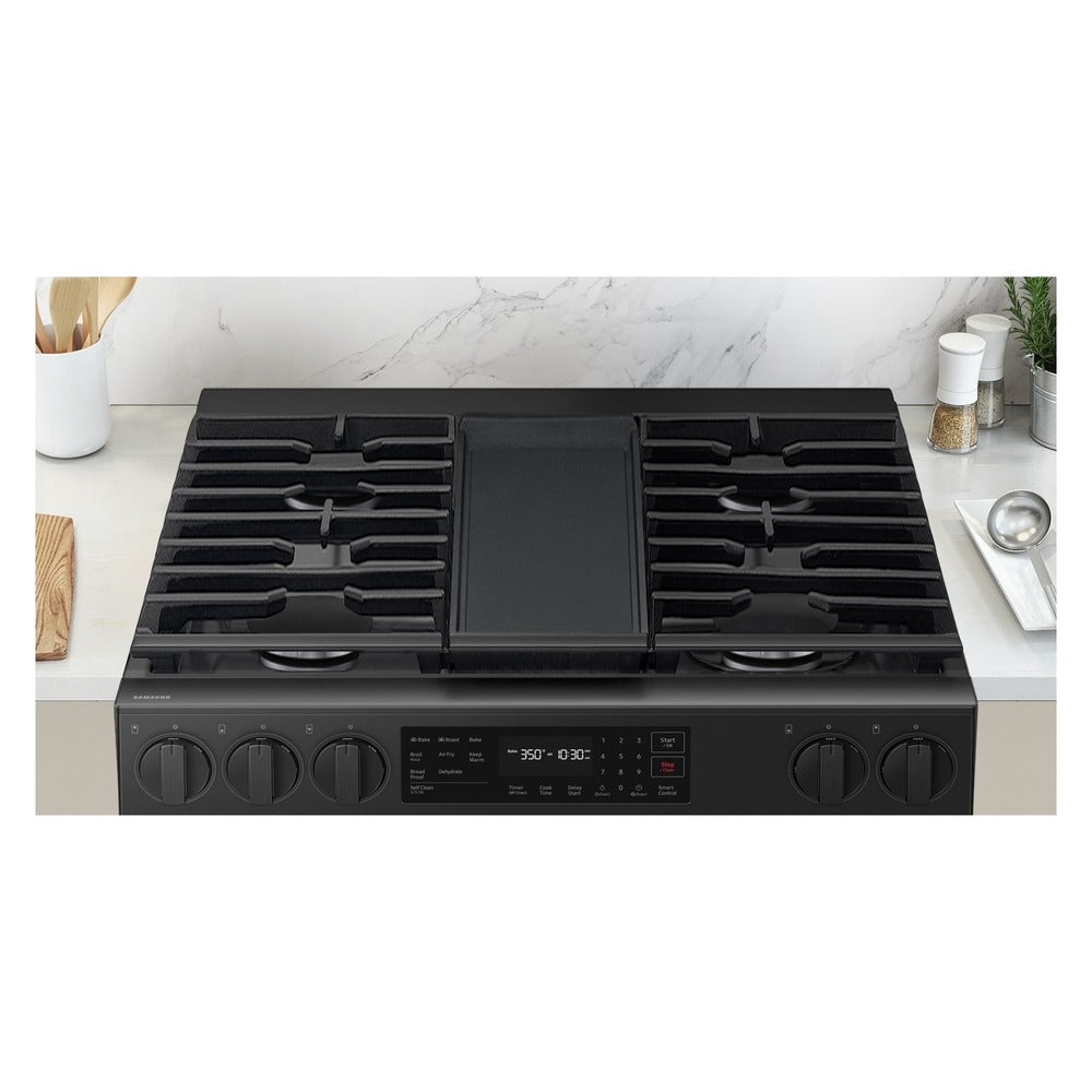 Samsung Bespoke Slide-in Gas Range Precision Knobs  Wi-Fi  6.0 cu.ft.