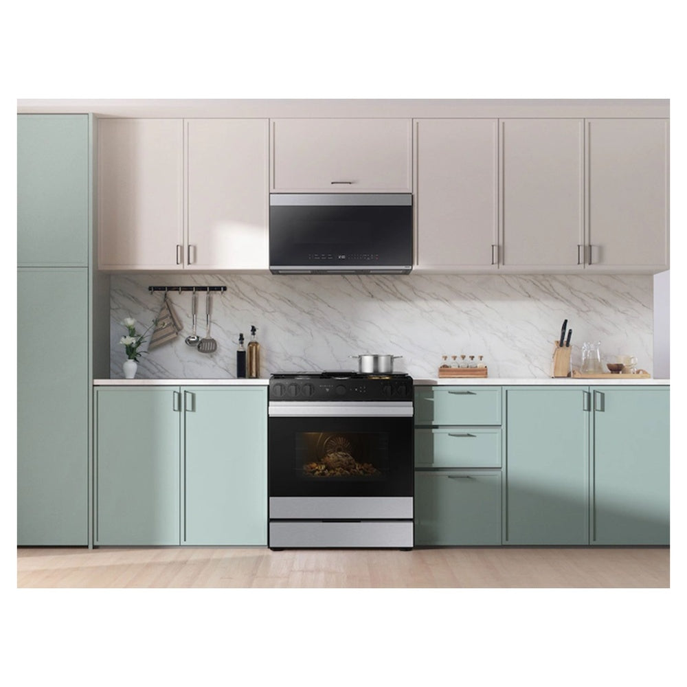 Samsung Bespoke 6.0 cu. ft. Smart Slide-In Gas Range with Air Sous Vide & Air Fry in Sta