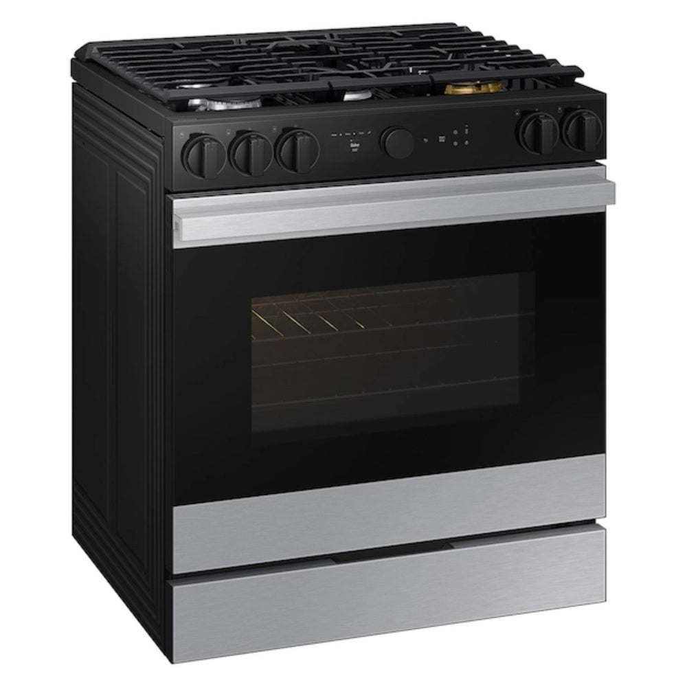 Samsung Bespoke 6.0 cu. ft. Smart Slide-In Gas Range with Air Sous Vide & Air Fry in Sta