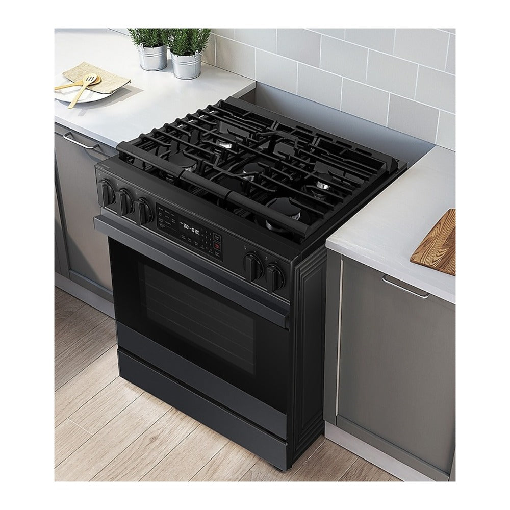 Samsung Bespoke 6.0 cu. ft. Smart Slide-In Gas Range with Air Sous Vide & Air Fry in Sta
