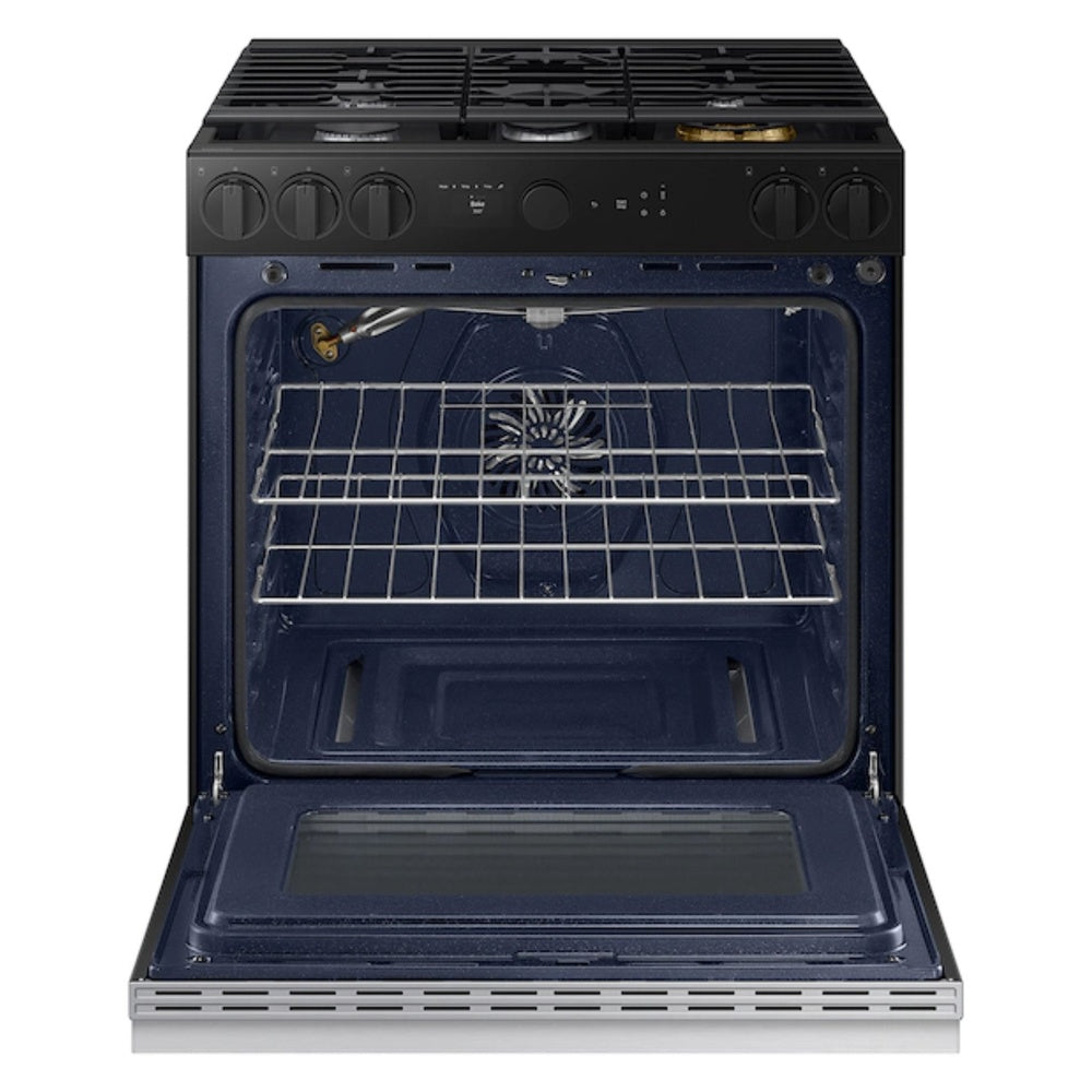 Samsung Bespoke 6.0 cu. ft. Smart Slide-In Gas Range with Smart Oven Camera & Illuminate