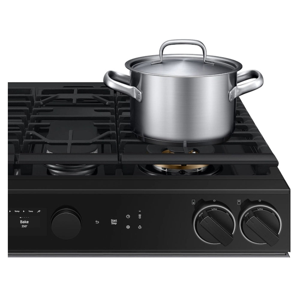 Samsung Bespoke 6.0 cu. ft. Smart Slide-In Gas Range with Smart Oven Camera & Illuminate