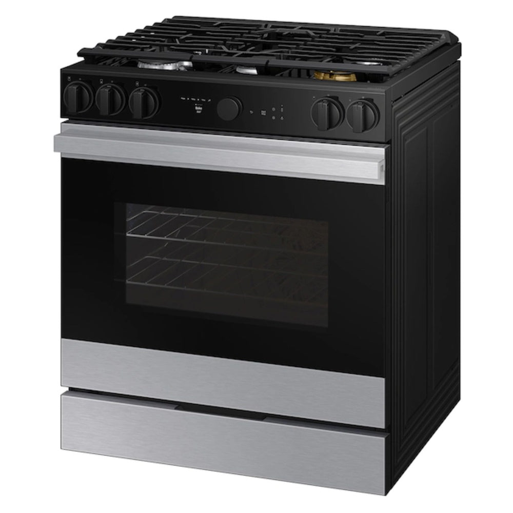 Samsung Bespoke 6.0 cu. ft. Smart Slide-In Gas Range with Smart Oven Camera & Illuminate