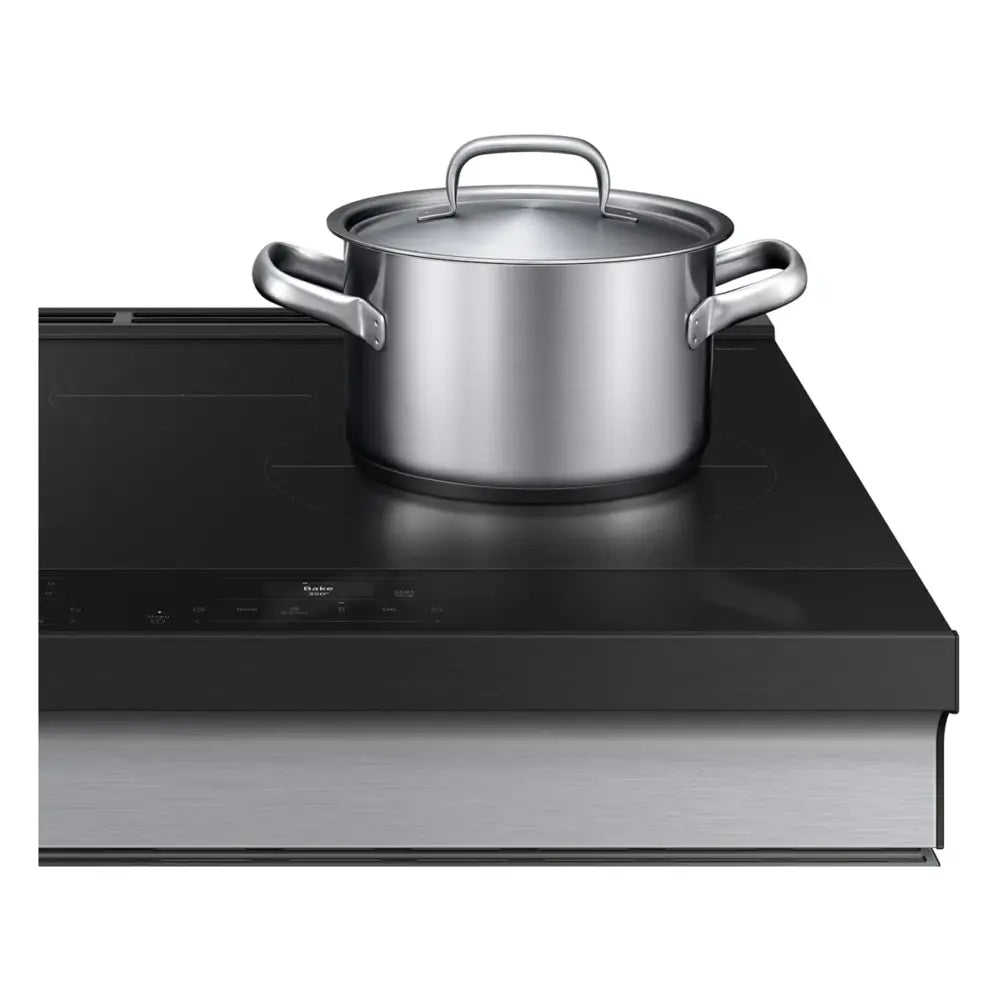 Samsung Bespoke Slide-in Induction Range Fingerprint Resistant  Wi-Fi  6.3 cu.ft.